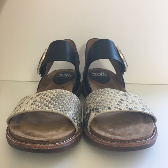 Sofft Bali Embossed Snake Pattern Sandal - Picture 5 of 10